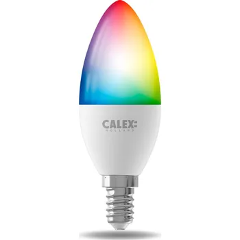 Lampička Calex Smart LED svíčka E14 B35 4,9W CCT RGB