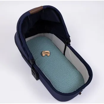 Prostěradlo Tulimese Prostěradlo do kočárku mušelínové mechové s puntíky