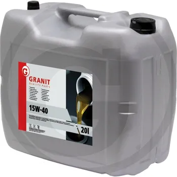 Motorový olej Motorový olej Granit SHPD SAE 15W-40 univerzální diselové motory, do elektrocentrály 20 l