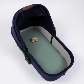 Prostěradlo Tulimese Prostěradlo do kočárku mušelínové mátové