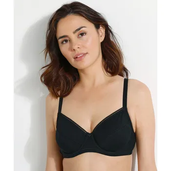 Podprsenka Blancheporte Sada 2 strečových podprsenek s kosticemi černá 80D