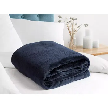 Dětská deka Luxusní deka Mikro LUX - tmavě modrá - 200x230