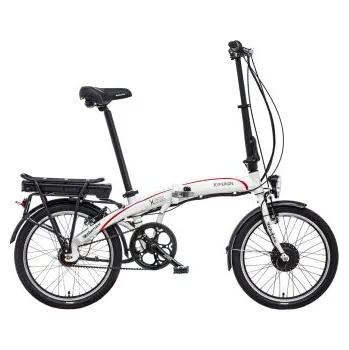 Elektrokolo Liberty e-HYPERION Nexus 7spd Skládací elektrokolo 36V, přední motor, bílé, Akumulátor Akumulátor Compact 36V 14 Ah