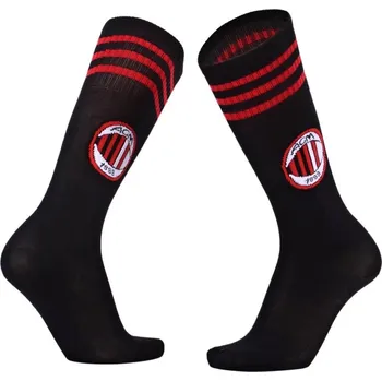 Pánské ponožky Numberoplus Dětské fotbalové vysoké ponožky - AC Milán Barva: Černá
