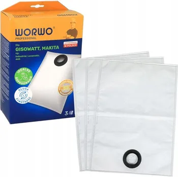 Sáček do vysavače Worwo GSMB02 GISOWATT Industrial Sáčky 3ks