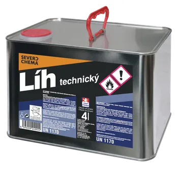 Ředidlo Líh technický, 4l plech