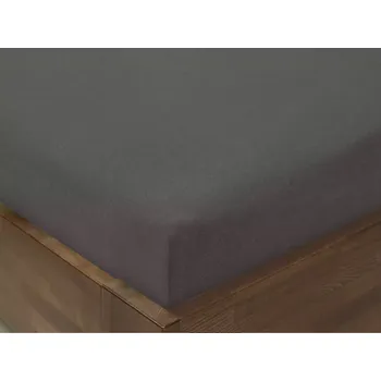 Prostěradlo Dětské jersey napínací prostěradlo - Tmavě šedé - do postýlky 60x120