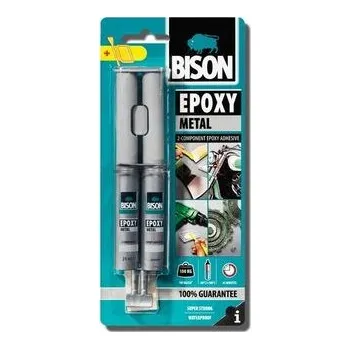 Průmyslové lepidlo Lepidlo Bison dvousložkové Epoxy Metal – 24 ml