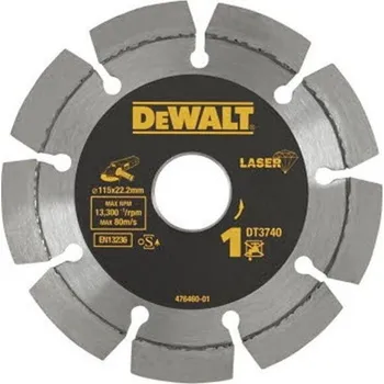 Řezný kotouč Kotouč diamantový řezný 115 mm segmentový DT3740 DEWALT