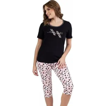 Dámské pyžamo Dámské pyžamo 689/53 REGINA černá M