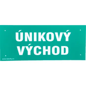 Značení Tabulka informační ÚNIKOVÝ VÝCHOD
