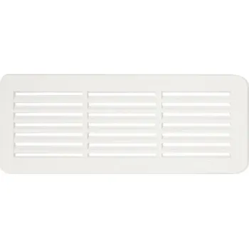 Větrací mřížka Mřížka větrací dveřní (2 kusy) – 150 × 60 mm bílá