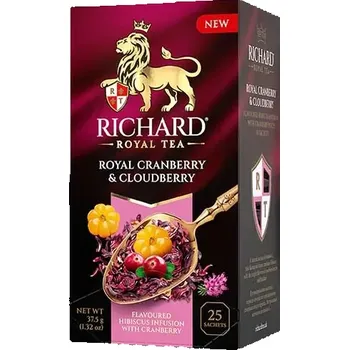 Čaj RICHARD Royal Cranberry & Cloudberry, 25 sáčků