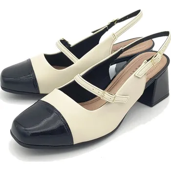 Dámské lodičky Dámské lodičky 748033-1 Piccadilly bílá Barva: bílá/černá, Velikost: 38