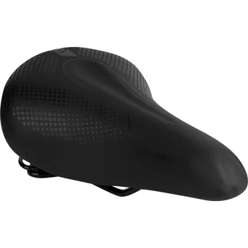 Sedlo na kolo sedlo FORCE SOFT UNI s pružinou, černé