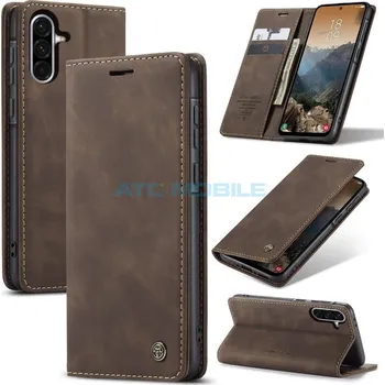 Pouzdro na mobilní telefon Pouzdro CaseMe Magnetic Book Samsung Galaxy A36 5G (SM-A366B) tmavě hnědé (Coffee) a zpět 37 Kč s ATC Clubem
