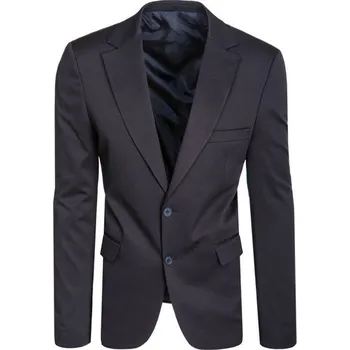 Dstreet Elegantní tmavě modré pánské sako do společnosti