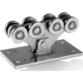 příslušenství k bráně Vozík CA 4 RS pro samonosné brány Silver zinc Rolling Center