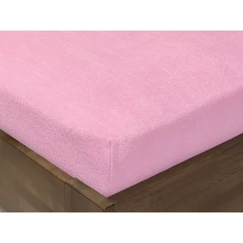 Prostěradlo Froté prostěradlo Exclusive na vysoké matrace - růžové 90x200