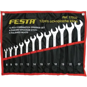 Ruční nářadí Klíč sada očkoplochý 8 - 22 mm sada 12 ks FESTA