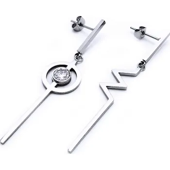 Náušnice Ocelové náušnice EXEED - Visací / kardio / kruh /kamínek (40175)