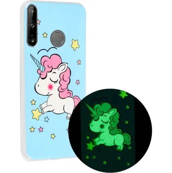 Příslušenství pro tablet VSECHNONAMOBIL 22499 ART TPU svítící obal Huawei P40 Lite E UNICORN