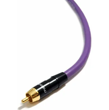 Audio kabel Melodika RCA (Cinch) - RCA (Cinch) Kabel 0,75m fialový