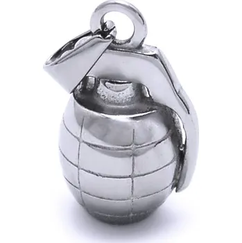 Přívěsek Ocelový přívěsek - Granát / shiny (6770)