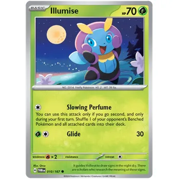Sběratelská karetní hra Pokémon TCG Illumise 010/167 - Reverse Holo