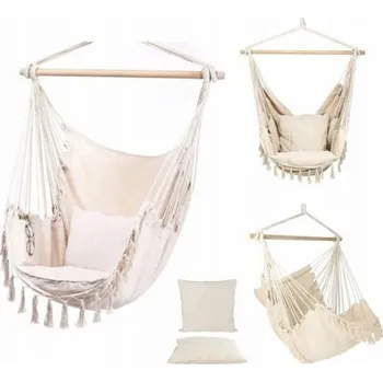 Houpací síť houpací křeslo brazilské 100 x 130 cm