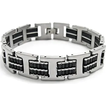 Náramek Ocelový náramek Exeed - Kaučuk (4767)