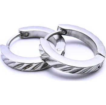 Náušnice Ocelové náušnice - Kroužky / Circle / shiny 1,4 cm (43039)