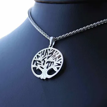 Přívěsek Ocelový přívěsek - Strom Života II + Řetízek Celtic