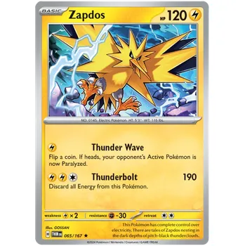 Karetní hra Pokémon TCG Zapdos 065/167 - Holo