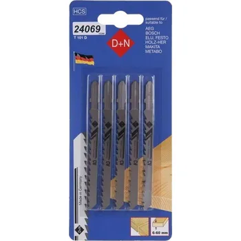 Příslušenství k pile Pilka přímočará 75mm/1,45mm HCS 4mm 32240 – 5ks