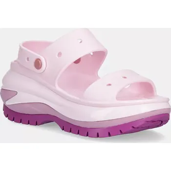 Dámská obuv Pantofle Crocs Classic Mega Crush Sandal, 37/38, růžová, 03X