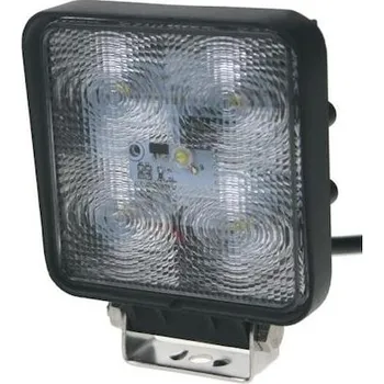 Přídavný světlomet LED světlo, prac. stroje 10-30V,5xLED,128x110, 60s