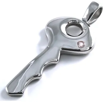 Přívěsek Ocelový přívěsek EXEED - Klíč s Kamenem (894)