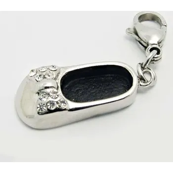 Přívěsek Ocelový přívěsek žužu - Střevíček / Zuzu / Shoe (3593)