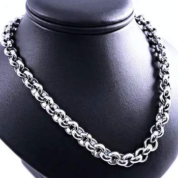 Náhrdelník Ocelový náhrdelník EXEED - Rings 1cm (193A)