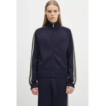 Pánská mikina Mikina Wales Bonner Tide Track, L, námořnická modř, 59X