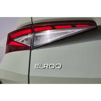 Znak automobilu Škoda Elroq-Zadní nápis ELROQ original tmavý