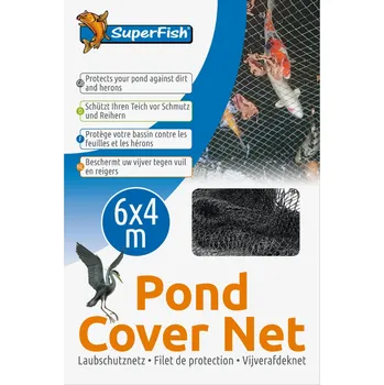 Krycí plachta Superfish SF síť na zakrytí rybníčku 6m X 4m + 14kolíků