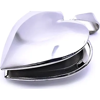 Přívěsek Ocelový přívěsek - Srdce / Amulet / Shiny (6935)