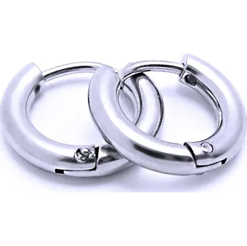 Náušnice Ocelové náušnice EXEED - Kroužky / Leštěné 1,3 cm (40579)