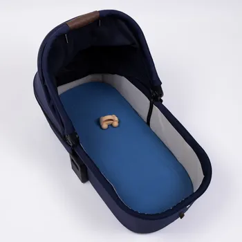 Prostěradlo Tulimese Prostěradlo do kočárku mušelínové indigo