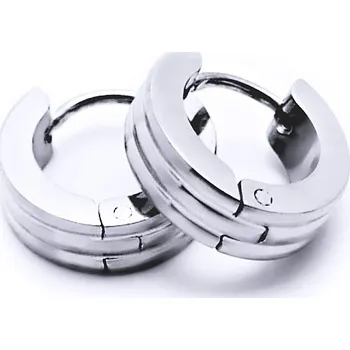 Náušnice Ocelové náušnice EXEED - Kroužky Leštěné 1 cm (40426)