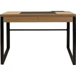 Pracovní stůl Dolem Industrial černá základna