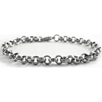 Náramek Ocelový náramek EXEED - Kroužky Matné 5 mm / Rings / Matt (275)