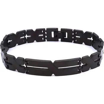 Náramek Ocelový náramek - X Černý / Black (4460501)